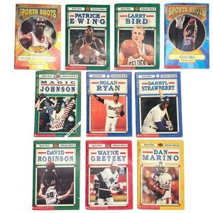 VTG 90s Scholastic “Sports Shots” Collectors Mini-Book Lot of 11 Jordan Marino
